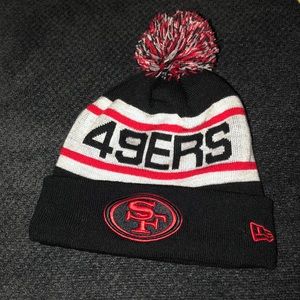 NFL San Francisco 49ers puff ball hat